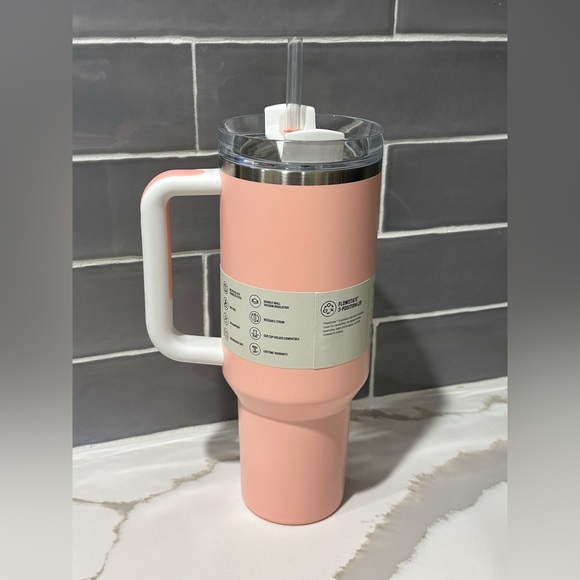 🍑TARGET x STANLEY -PEACH 40oz Stainless Steel H2.0 FlowState Quencher Tumbler🍑 - Picture 7 of 15